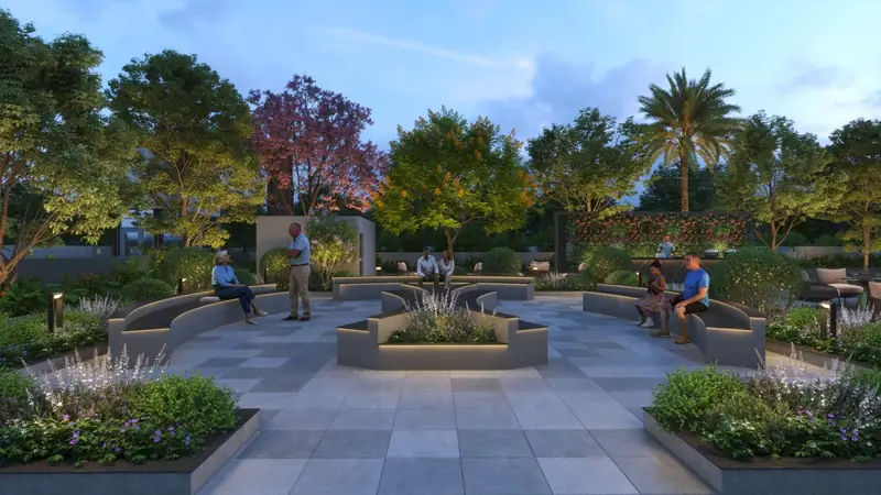 Shakuntal Alentia landscaped seating gardens