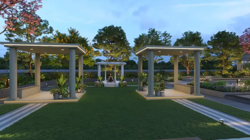 Shakuntal Alentia yoga and meditation garden deck